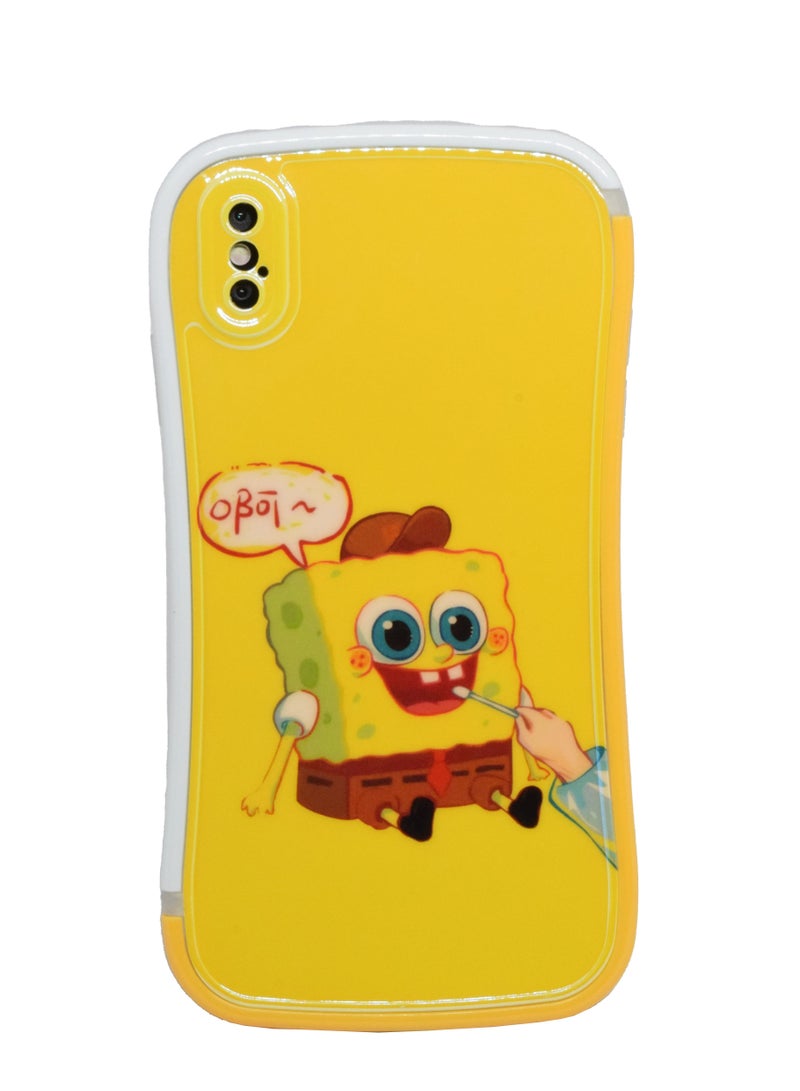 Houmt iPhone XS Max Case Cover with Cute Cartoon Design Tough Phone Case Shockproof Protective TPU Compatible with Apple iPhone XS Max Cover - Image 1