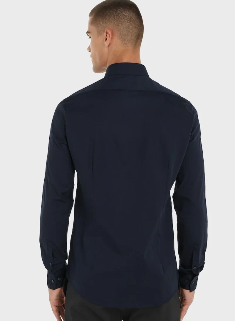 CALVIN KLEIN Essential Stretch Slim Fit Shirt