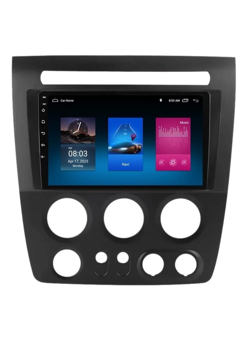 SHEZA STAR - Android Car Stereo for Hummer H3 2005 2006 2007 2008 2009 2010 6GB RAM 128GB ROM 9 Inch Support SIM Card, Apple Carplay, MirrorLink WiFi BT, IPS Touch Screen with AHD Camera Included - Image 1