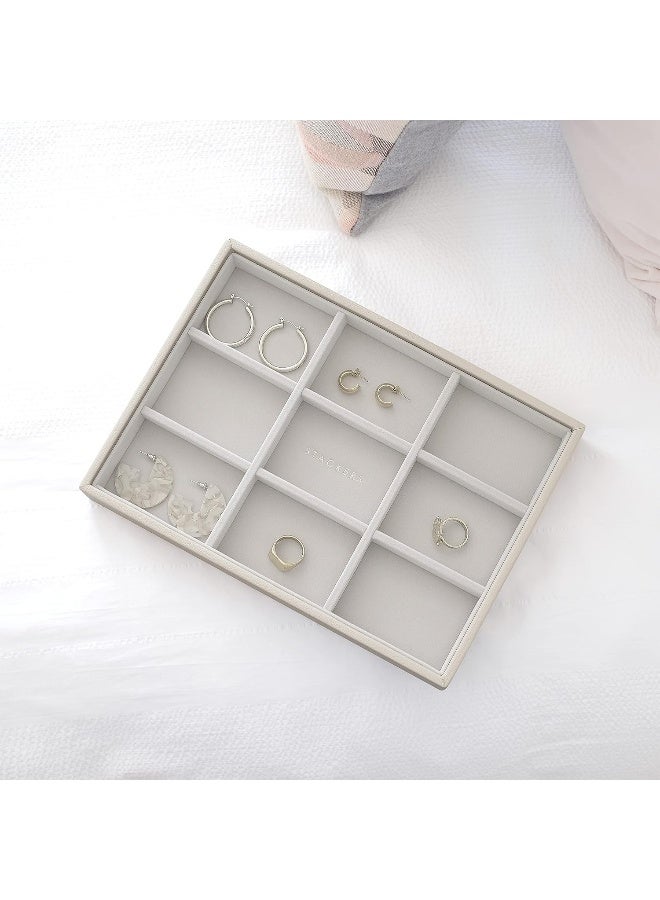 Stackers Classic Statement Earring Layer Oatmeal - Image 2