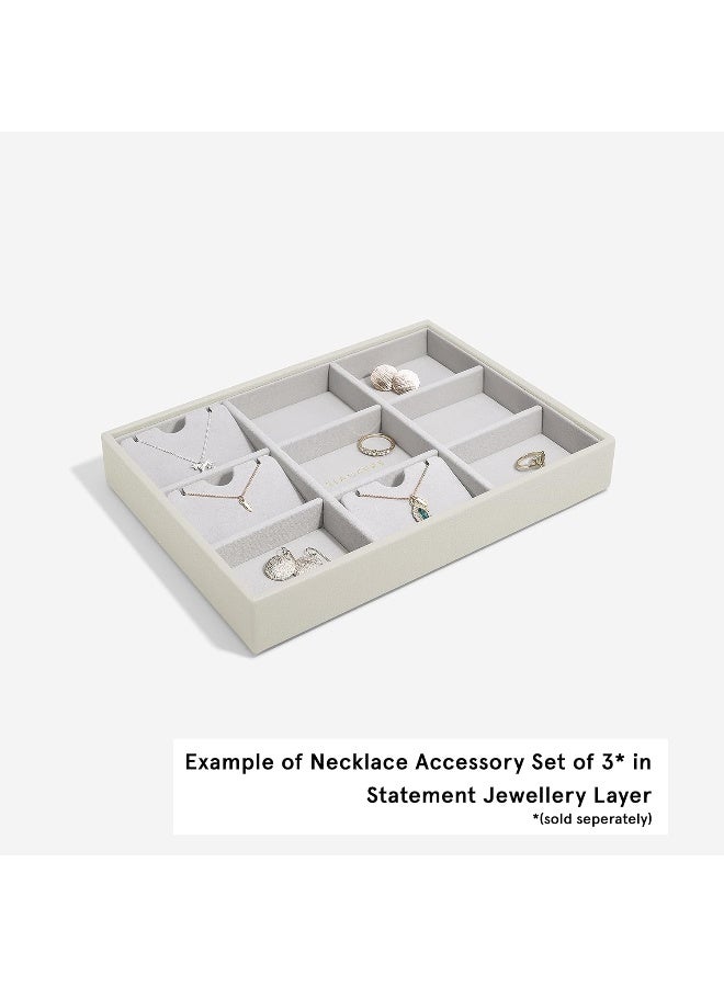 Stackers Classic Statement Earring Layer Oatmeal - Image 4