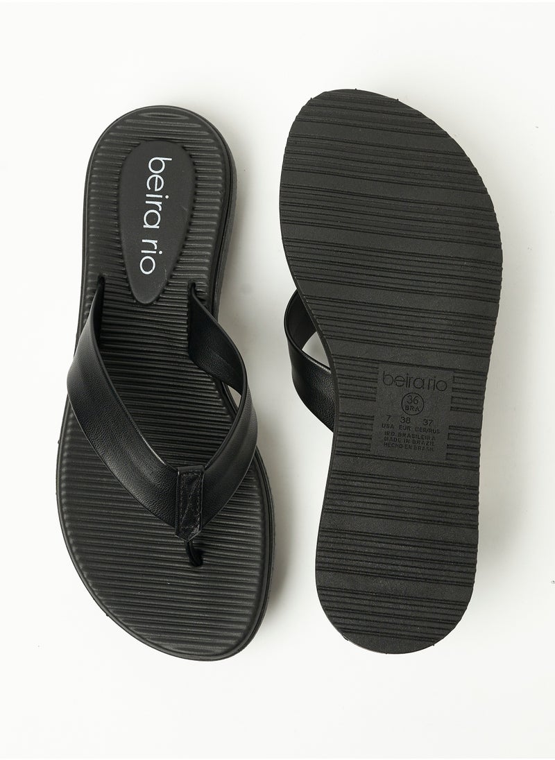Beira Rio Lara Single Strap Flat Sandals  - Image 5