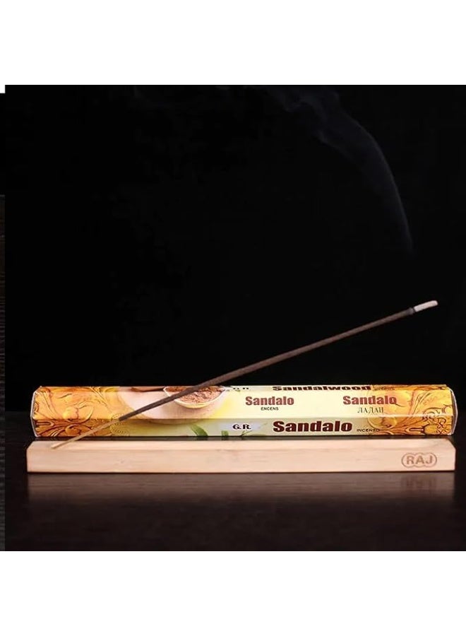 GR Sandalwood Incense Sticks Pack Of 120, Natural Relaxing, Prayer, Aromatherapy Incense for Air Purifier, Mind & Spirit & Ritualistic Fragrance, Ramadan Gift - Image 4