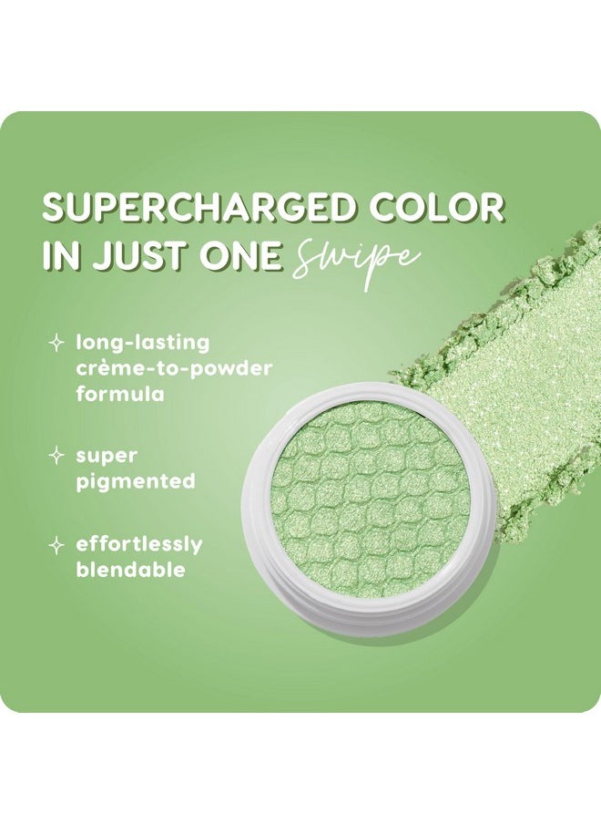 ColourPop Super Shock Shadow - High-Pigment, Crème-Powder Eye Makeup - Single Glitter Eyeshadow With Zero Fallout And Unique Bouncy Texture - Soft Seafoam Green Eyeshadow - Obvi (0.07 Oz)  - Image 3