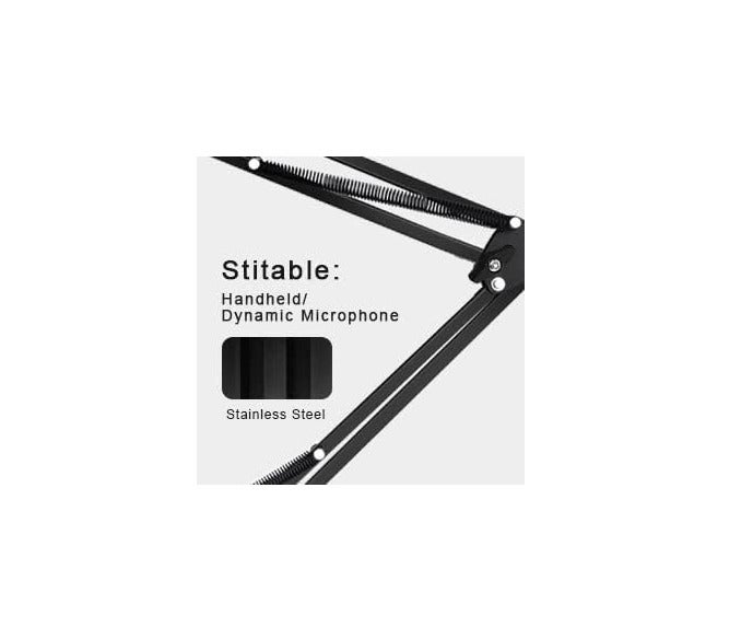 Professional Microphone Stand – Flexible Scissor Arm for Studio & Live Recording - Image 3