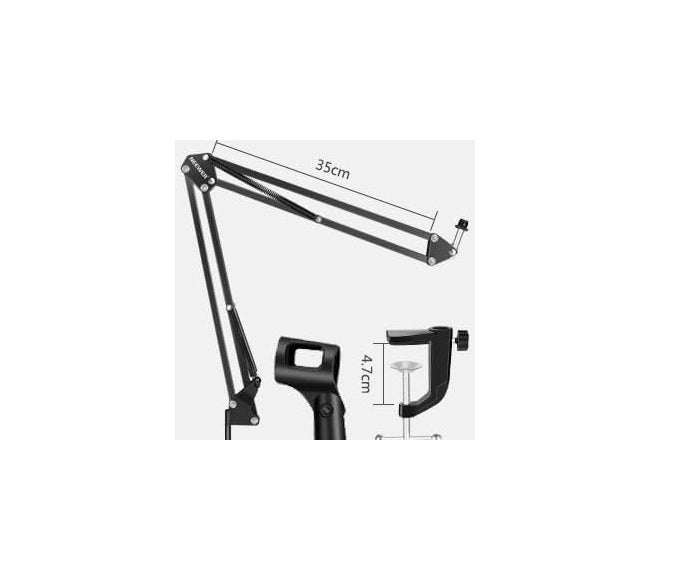 Professional Microphone Stand – Flexible Scissor Arm for Studio & Live Recording - Image 4