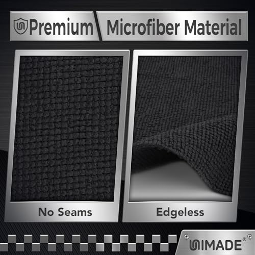 UNIMADE Microfiber Cleaning Cloth, 24 Pack Reusable Microfiber Towels for Cars Lint Free Cleaning Shop Towel Rags for Home Kitchen Automotive Bar Mechanic Restaurant Garage, 11"x 12", Grey - Image 2