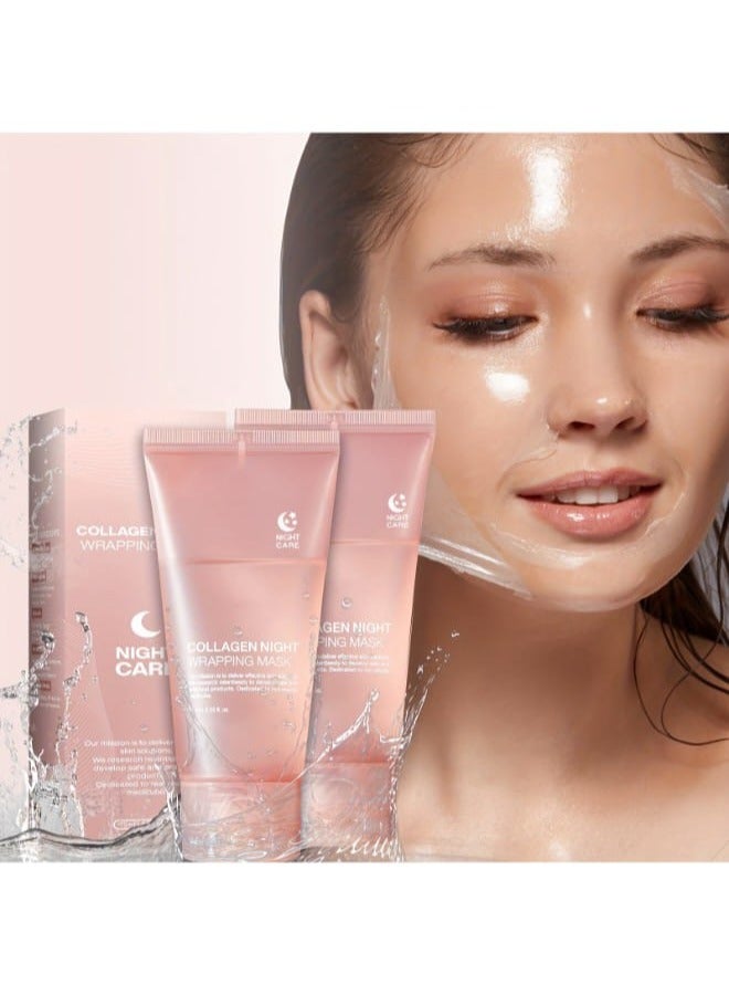 ميديكيوب قناع الوجه المنزلق لليلة من ميديكوب - العناية بالمرونة والترطيب، يقلل من الترهلات والاكتئاب - كولاجين مهدرج لبشرة متألقة - العناية بالبشرة الكورية - Image 1