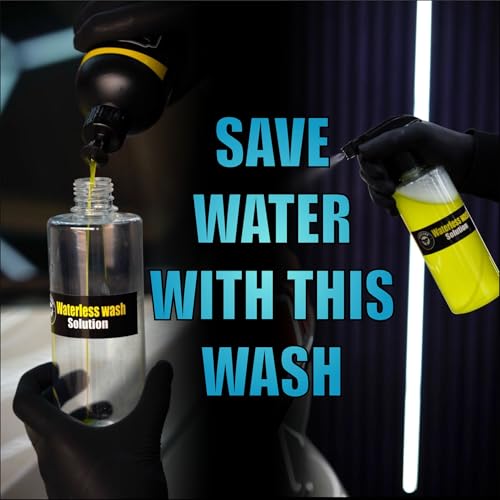 Foxcare Waterless Car Wash Kit 450ml | 100X Concentrate Car Cleaning Spray with Empty Spray Bottle & Microfiber Cloth | No Water Car Wash, Scratch-Free Cleaning, High Gloss Finish for Cars & Bikes - Image 5