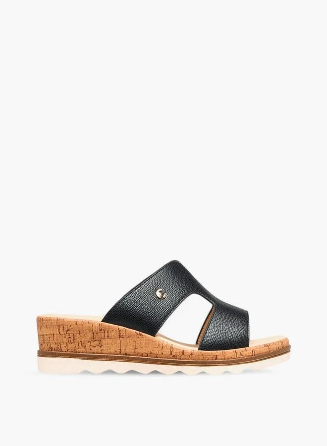 Le Confort Metallic Slip-On Comfort Sandals
