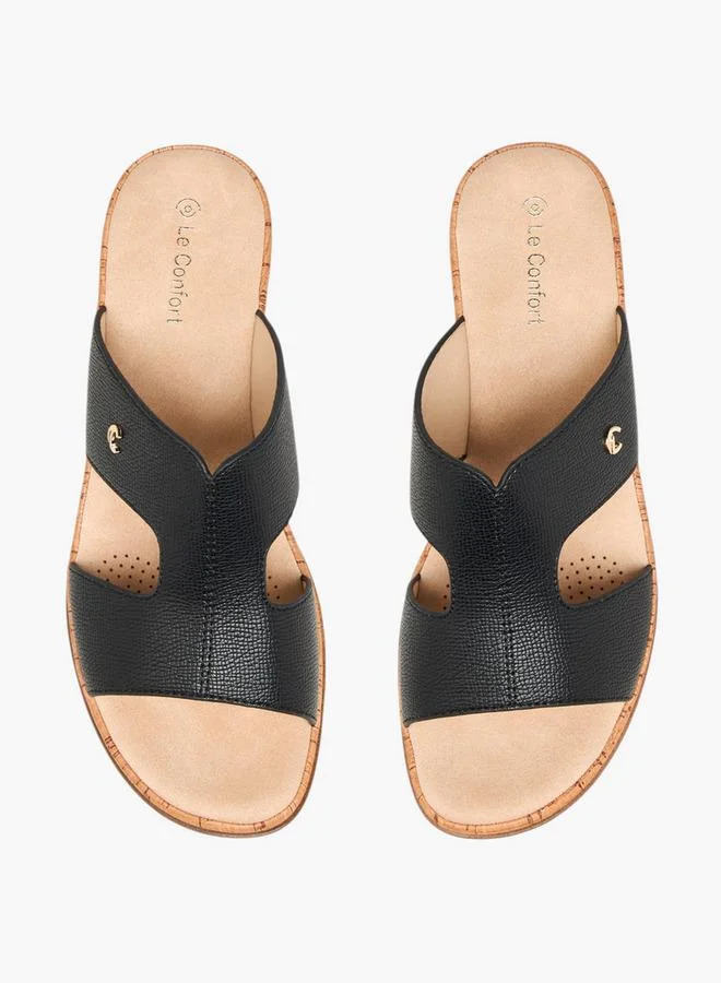 Le Confort Metallic Slip-On Comfort Sandals