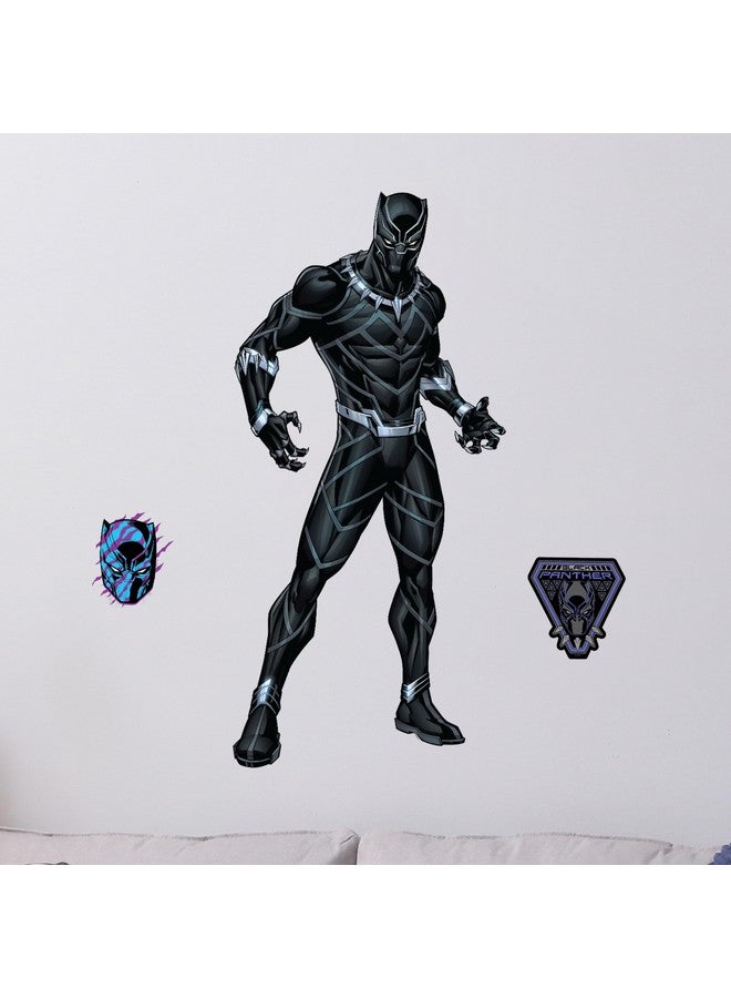 Wall Palz Marvel Black Panther Wall Decal - 29" Augmented Reality Black Panther Bedroom Decor Peel and Stick Vinyl Wall Stickers - Image 1