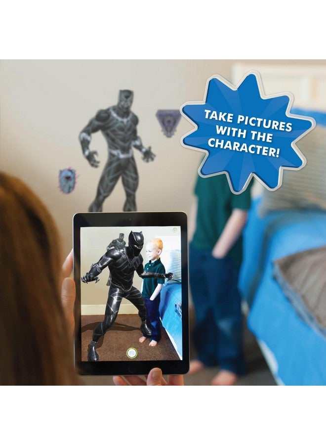 Wall Palz Marvel Black Panther Wall Decal - 29" Augmented Reality Black Panther Bedroom Decor Peel and Stick Vinyl Wall Stickers - Image 5