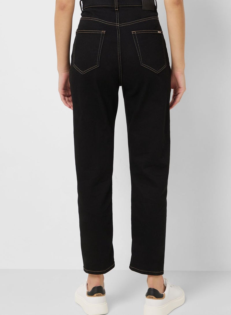 بوس جينز خصر عالي - Image 2