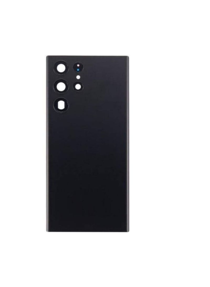 Replacement Back Glass for SAMSUNG Galaxy S22 Ultra black 