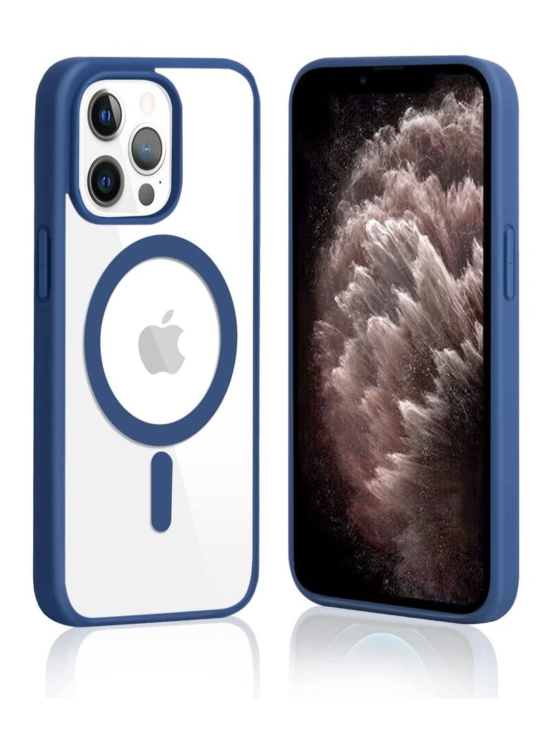 iPhone 13 Pro Case Clear Magsafe Slim Cover, Ultra-Thin Shockproof and Anti-Yellow Transparent Protective Cover - Image 1