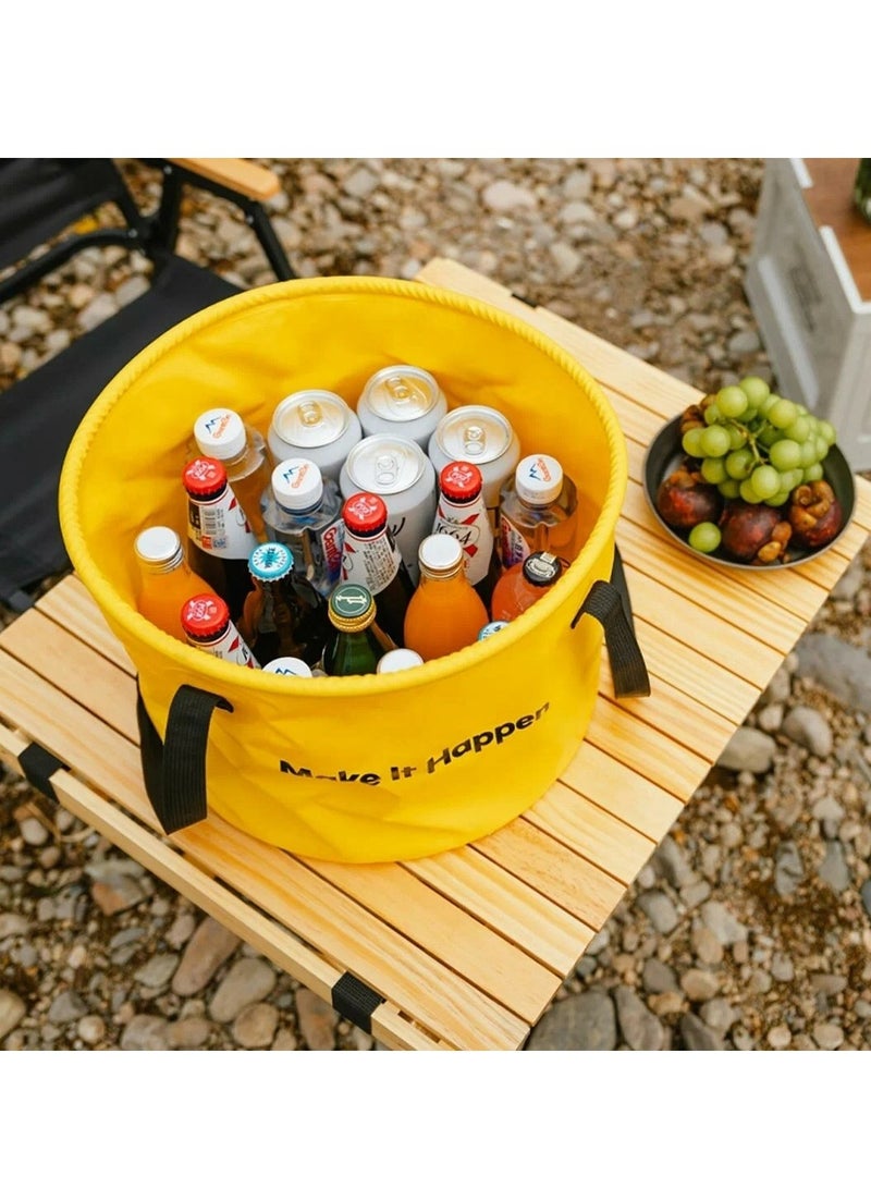 HOTO Outdoor Wash Kit – 20L Collapsible Bucket, Sponge & Rag – Portable Car Cleaning Kit for Interior & Exterior Detailing - Image 5