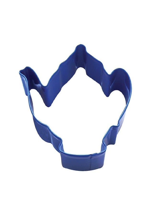 CybrTrayd R&M Teapot 3.75" Cookie Cutter Navy Blue With Colored, Durable, Baked-on Polyresin Finish - Image 1
