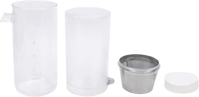 Ice Drip Coffee Maker 400ml Portable High Borosilicate Glass - Adjustable Brew Speed for Rich Flavor, Easy Cleanup, Perfect Cold Brew Coffee at Home or Office - Image 1