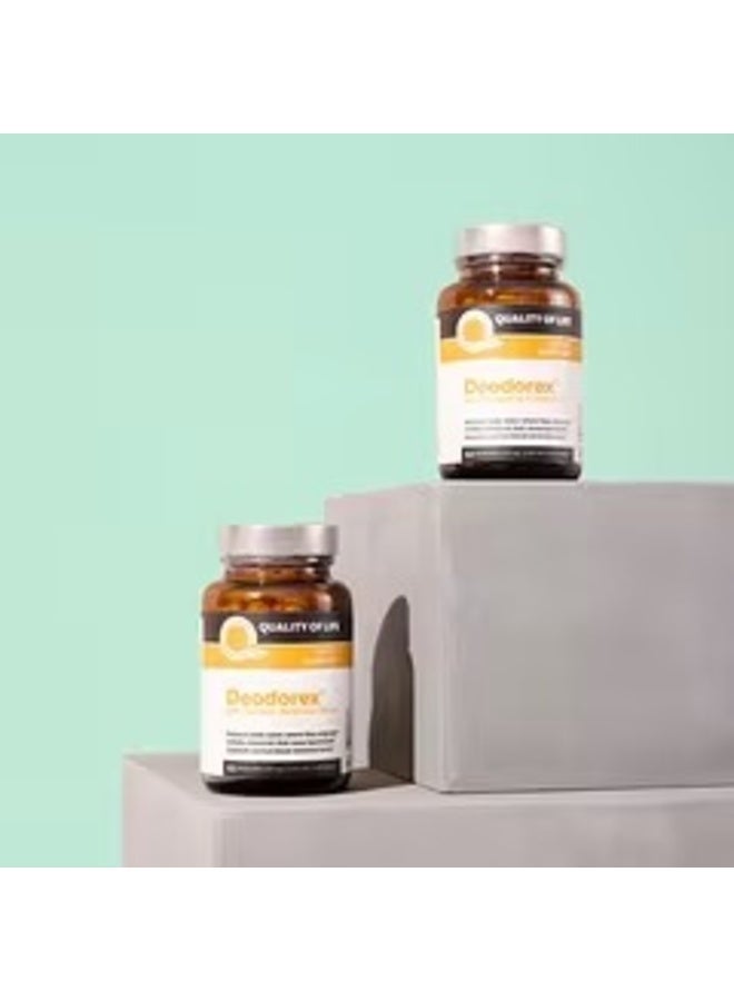 Quality of Life, Deodorex® with Champex® Mushroom Extract, 60 Vegicaps (250 mg per Capsule) - Image 4