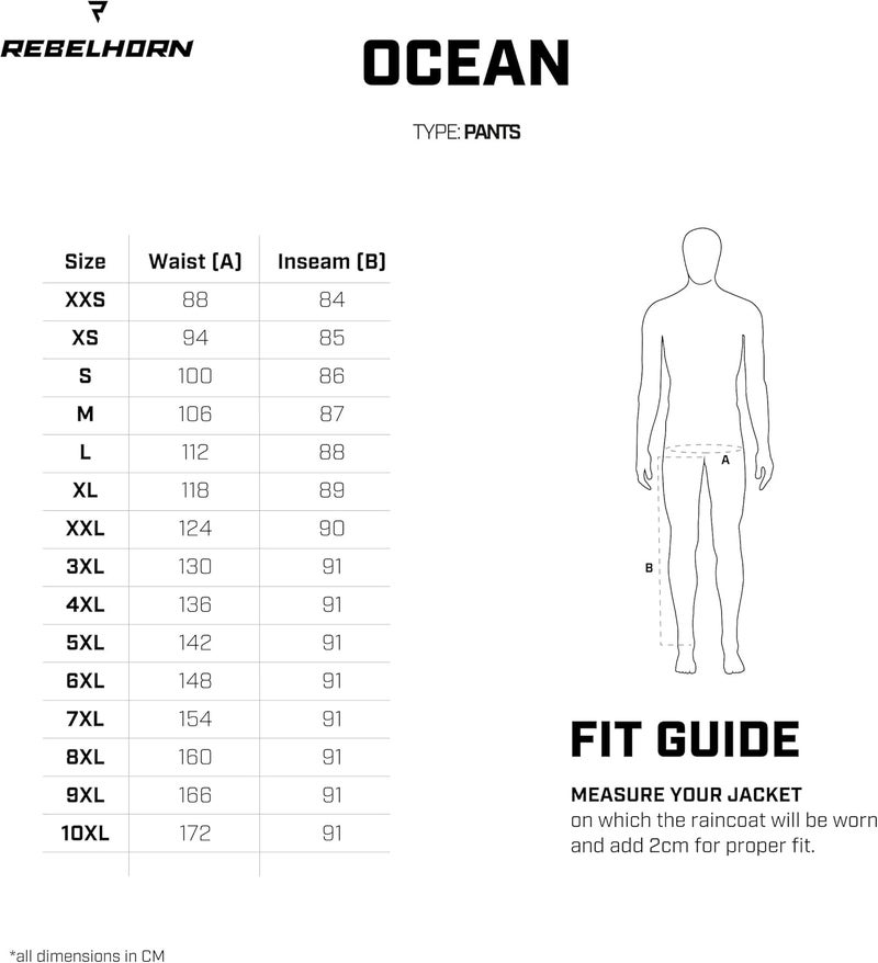 Unisex Ocean Pants Motorcycle rain trousers - Image 3