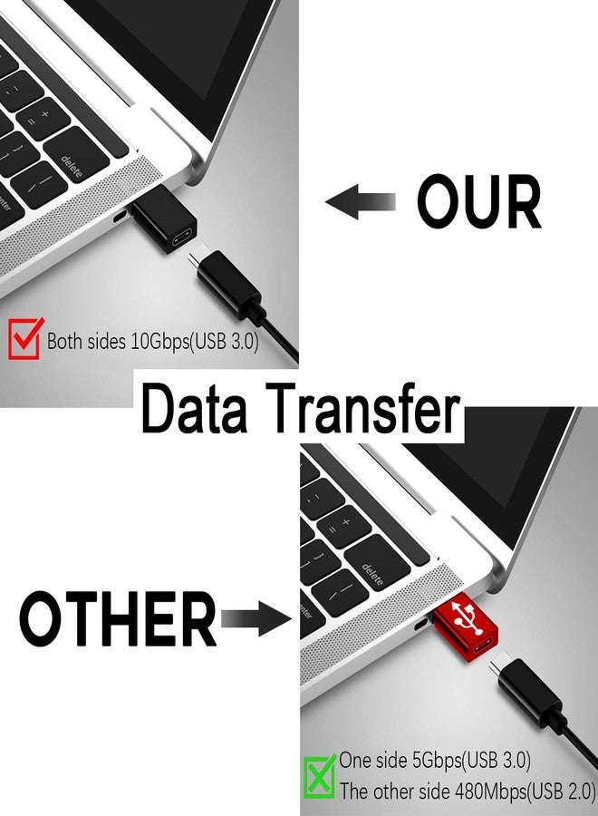 Orzero (1 Pack) Adapter Compatible for Quest 3S/Quest 3/Quest 2/Quest Link Cable Double-Sided USB 3.1 10G Type A to Type C for Samsung Oneplus Pixel LG Type C Phones, Tablets, Laptops and Cables - Image 2