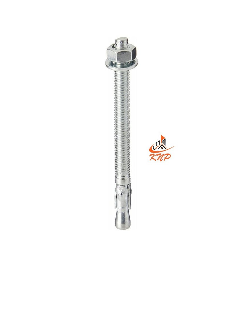 KNP Zinc Plated Through Bolt 10x200mm - 5pcs  - Image 3