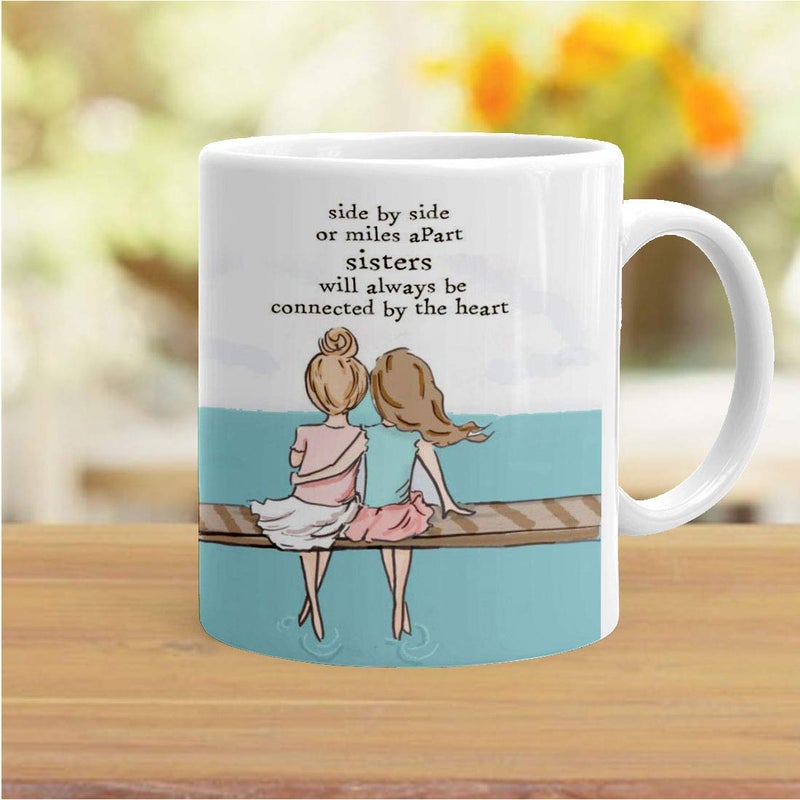 Khakee كوب قهوة بموضوع الأخت الكبرى خاكه 325 مل هدية للأخت هدية راخي للأخت هدية راكشاباندان للأخت P20sis137 - Image 2