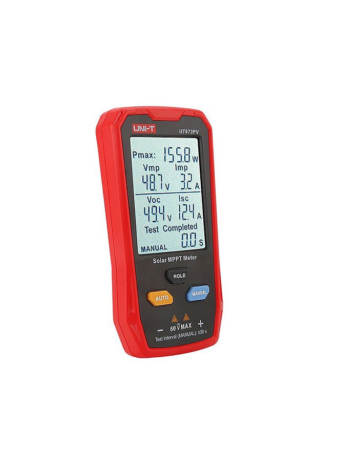 UNI-T - UT673PV Solor MPPT Meter Photovoltaic Maximum Power Tester Peak Open Circuit Voltage Short Circuit Current Pmax Lmp Test - Image 1