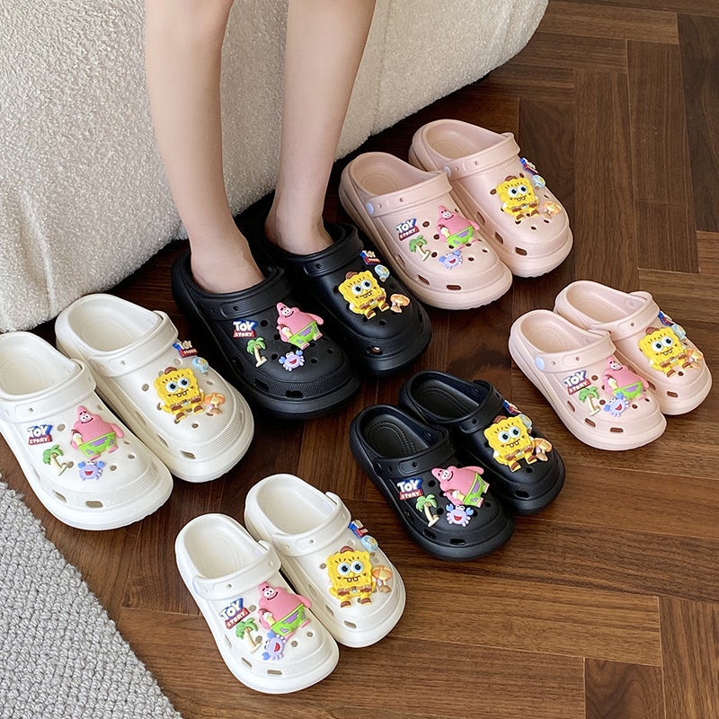 2023 Platform Children'S Hole Shoes Summer Garden Shoes Eva Height Increasing Diy Sandals Beach Shoes Slippers - Image 2