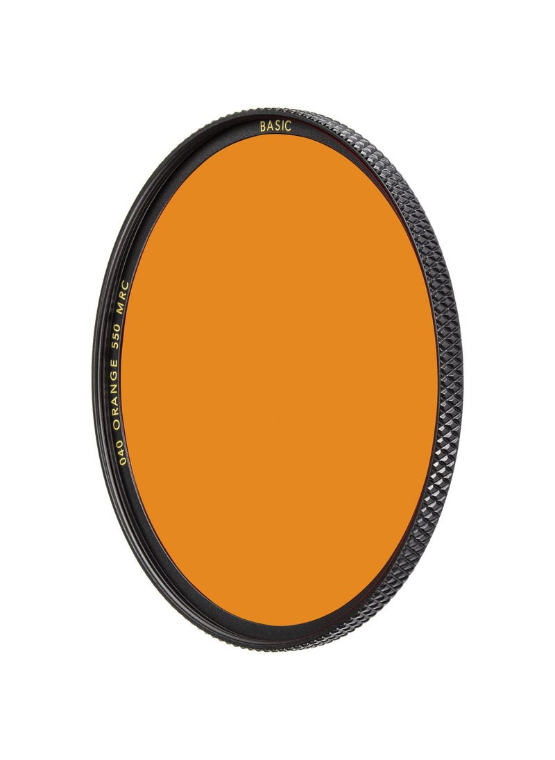 BW B+W 49mm Basic Black & White (Orange) MRC 040M Glass Filter  - Image 1