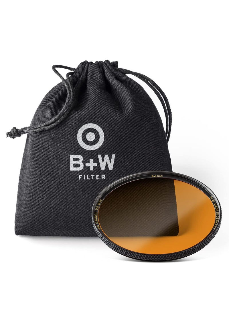 BW B+W 49mm Basic Black & White (Orange) MRC 040M Glass Filter  - Image 2