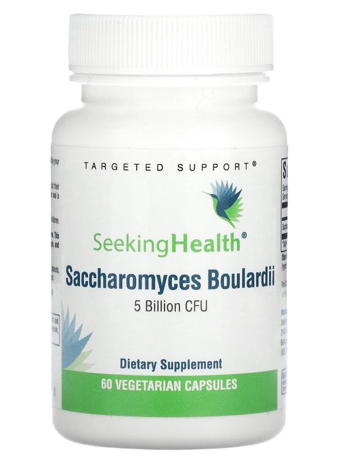 Seeking Health - Saccharomyces Boulardii 5 Billion CFU 60 Vegetarian Capsules - Image 1