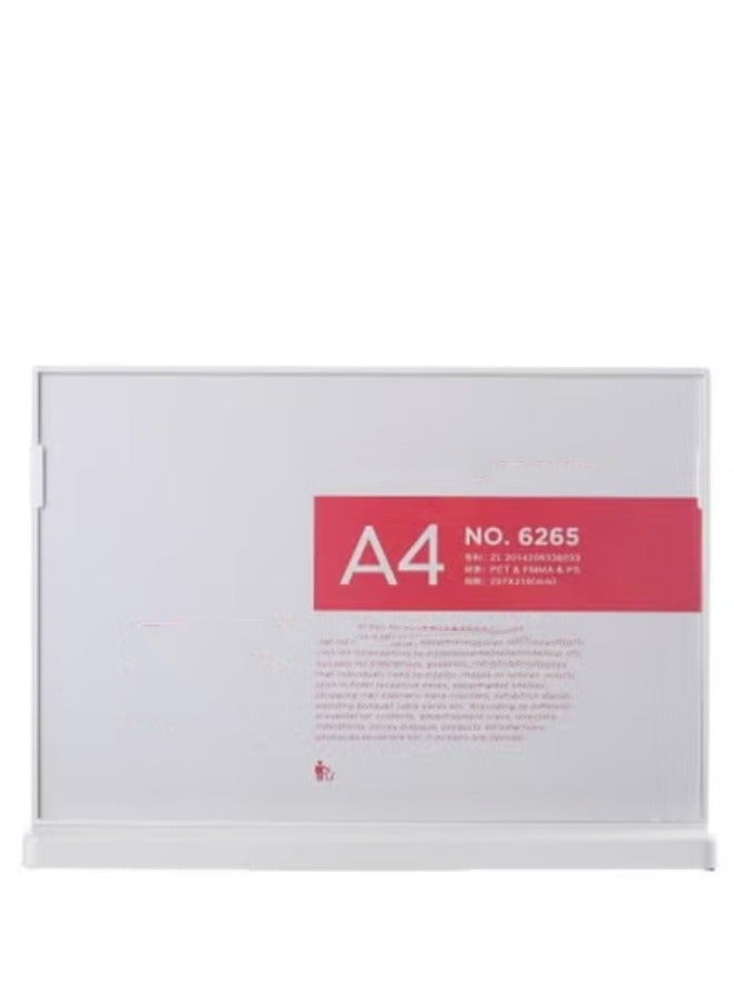 Eckek  ABS Plastic Sign Holder，Menu Displays T Shape Sign Stand - Image 2