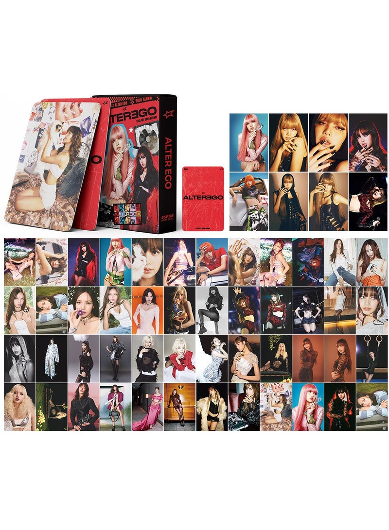 NIBEMINENT 55 Pcs Kpop BLACKPINK - LISA ALTER EGO Lomo Cards Card For Fans Collection Gifts - Image 1