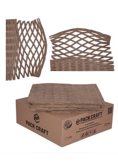 Cut Paper Shred Filler Shredded Carton Wrap Paper For Gift Box, Gift Basket Bag Filler Grass Cushion Stuffing For Gifts, Grocery, & Perfumes Holiday Packaging Wrapping Carton Mesh Packing Supplier Paper Filler Honeycomb Cardboard Sheets Filler 5 Ply (1 Box = 50 Cm X 12 Meters (Sheet Length Variable 1.7 to 2 Meters, Total Sheets 6 To 7 Pcs) Honeycomb Carton Sheets Honeycomb Wrap