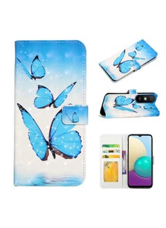 HuHa Case Cover For Xiaomi Redmi 9A Oil Embossed 3D Drawing Leather Phone Case 3 Butterflies 