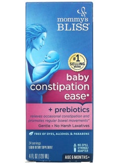Baby, Constipation Ease, 6 Months+, 4 fl oz (120 ml)