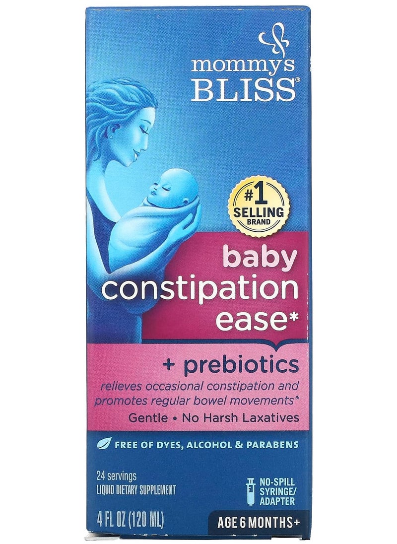 Mommy's Bliss - Baby, Constipation Ease, 6 Months+, 4 fl oz (120 ml) - Image 1