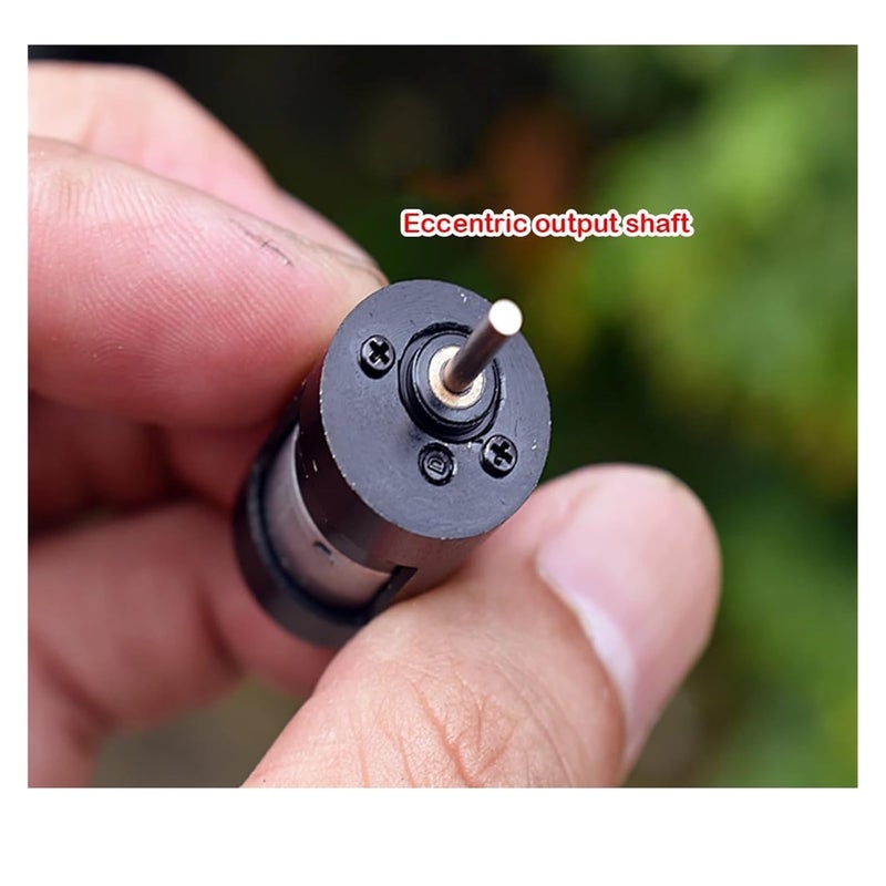 محرك تروس إلكتروني بداية 6 فولت 9 فولت 12 فولت تيار مستمر 42 دورة في الدقيقة صندوق تروس معدني بالكامل نسبة تخفيض عزم دوران كبيرة 1:290 - Image 4