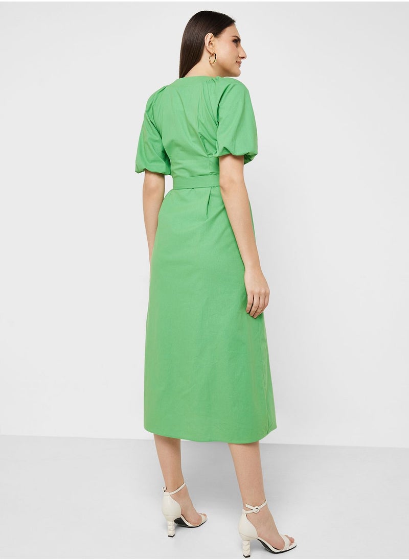 ELLA - Button Down Shirt Dress - Image 1