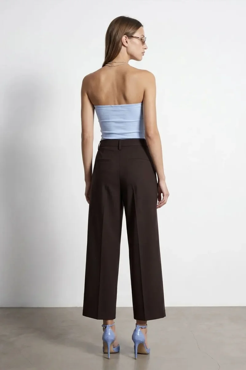 Dilvin DILVIN Strapless Bodycon Bandeau Blouse