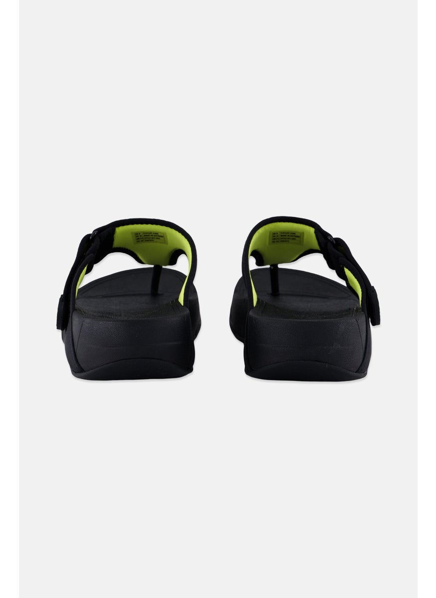 FitFlop Men Trakk II Slip On Sandals, Black  - Image 3