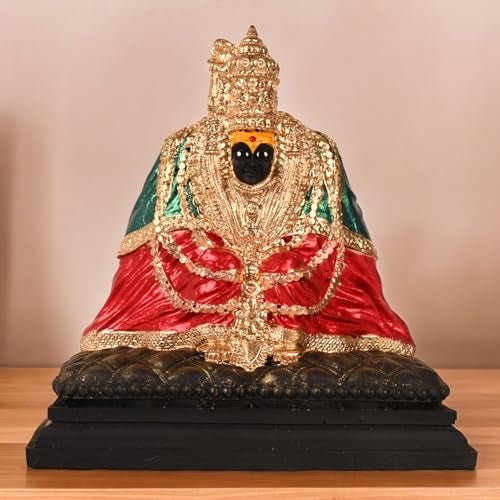 KariGhar Tulja Bhawani Idol Perfect for Car Dashboard and House Warming Multicolor 4 Inch - Image 3
