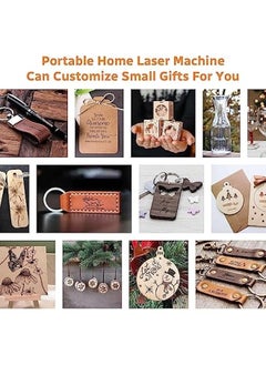 Topleo WAINLUX K6 Mini Laser Engraving Machine with 0.05mm Accuracy, 3W Laser Power, Wireless BT App Control, Offline Engraving, Laser Cutter Engraver Tool for Wood Vinyl Leather Glass, DIY Art, Logo Design  - Image 3