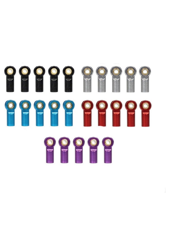 1/10 Simulation Climbing Car TRX4 D90 SCX10 Upgrade Accessories Frame Tie Rod Connecting Rod M3 Ball Joint-Color:Silver  - Image 2