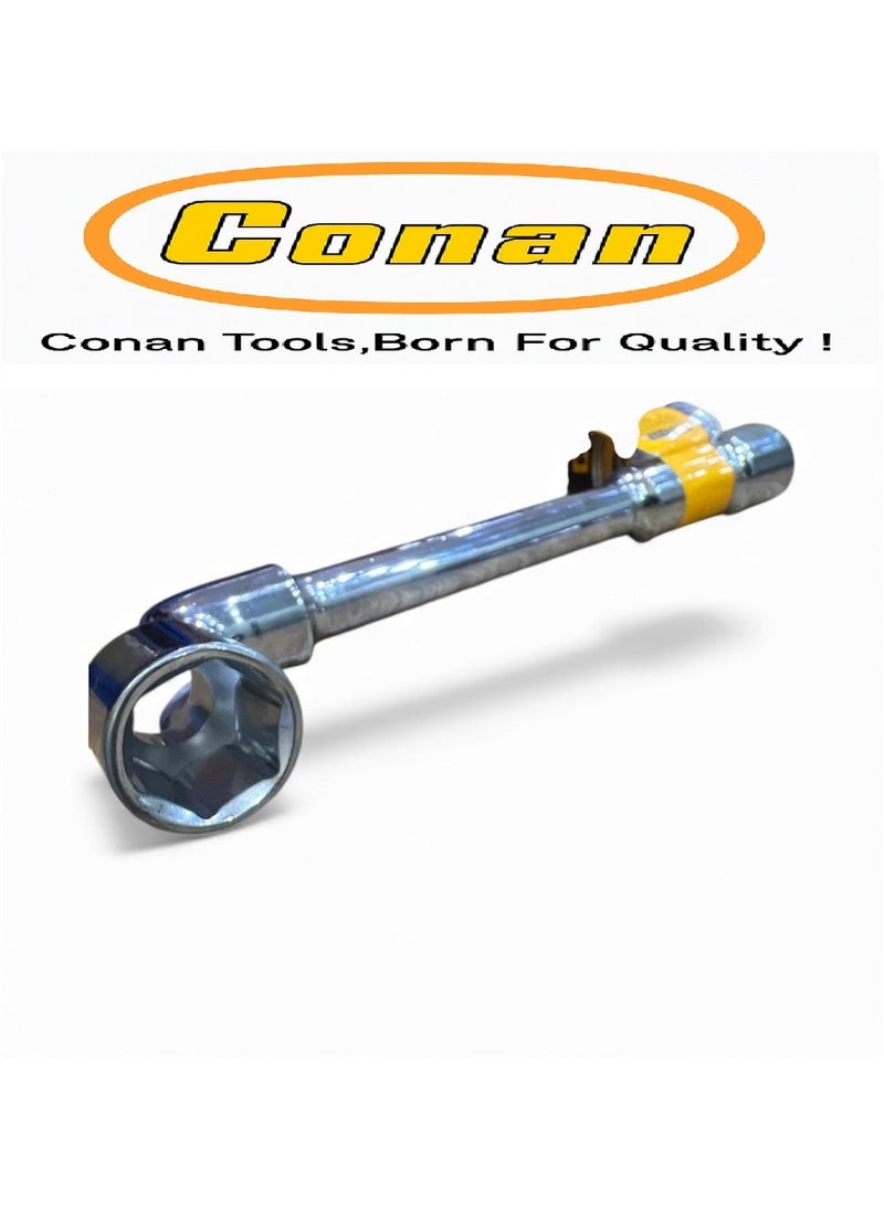 Conan 2 Pieces – Conan Long L-Type Socket Wrench Set – 12mm (Model 10005764) + 13mm (Model 10005765) – Heavy-Duty Hardened Steel for Industrial & Home Use - Image 2