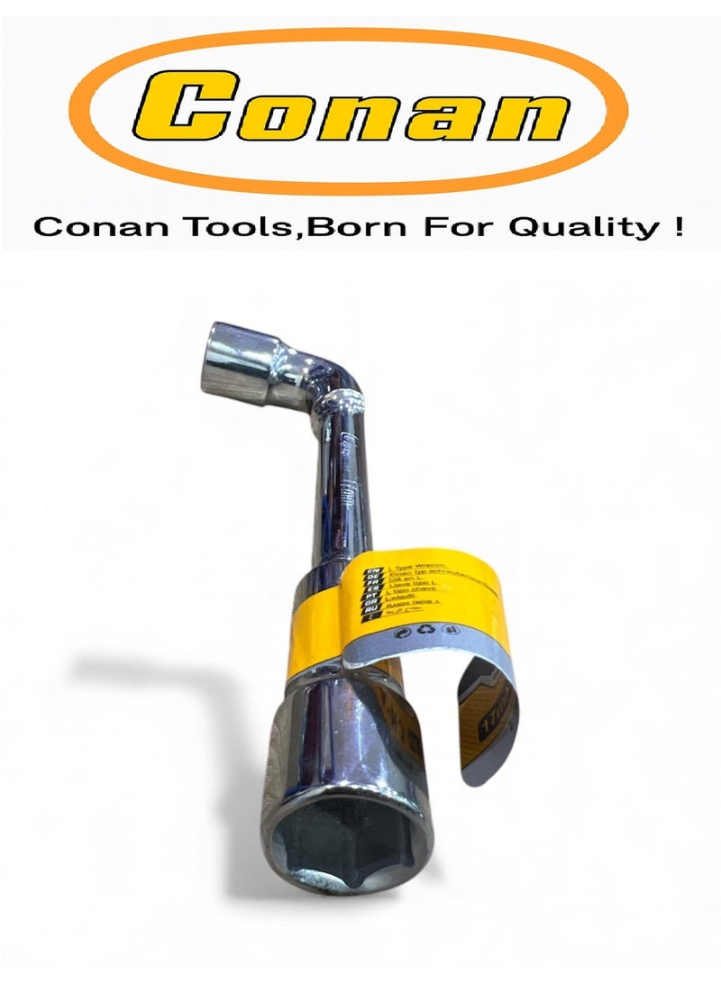 Conan 2 Pieces – Conan Long L-Type Socket Wrench Set – 12mm (Model 10005764) + 13mm (Model 10005765) – Heavy-Duty Hardened Steel for Industrial & Home Use - Image 4