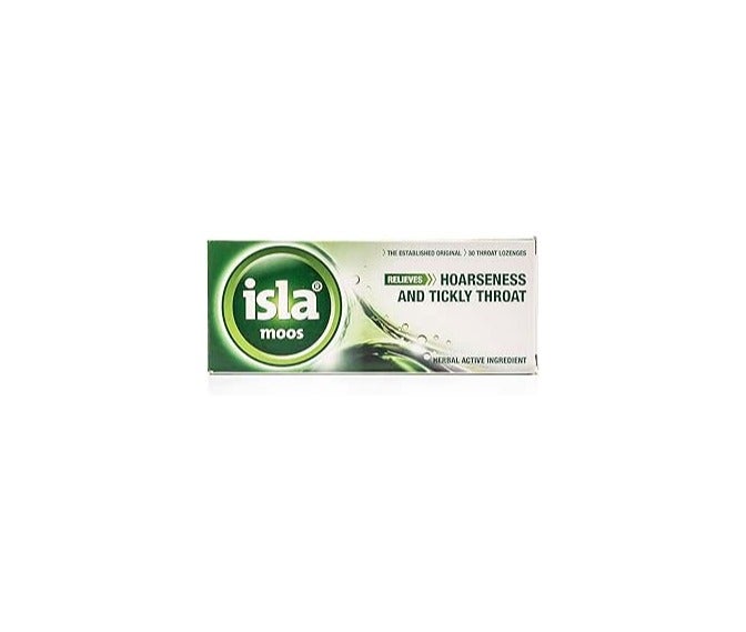 Isla Moos Lozenges for Dry Throat Relief - 30's