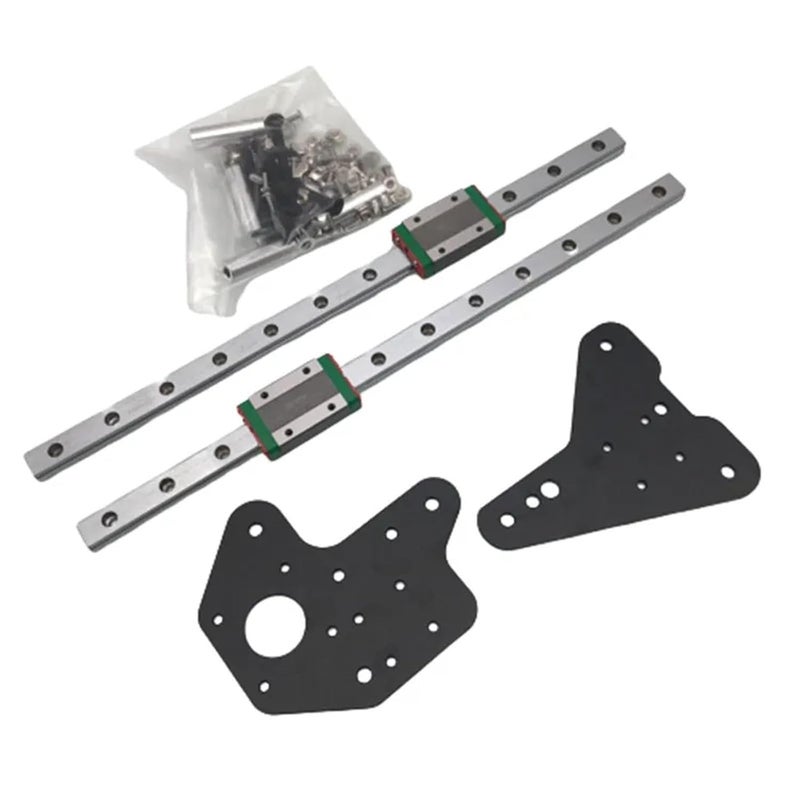 Compatible for Creality, Z Axis MGN12H Linear Rail Upgrade Kit for Ender 3 Pro CR-10 S4 S5 3D Printer(Plates and Nuts,CR-10 S5) - Image 3